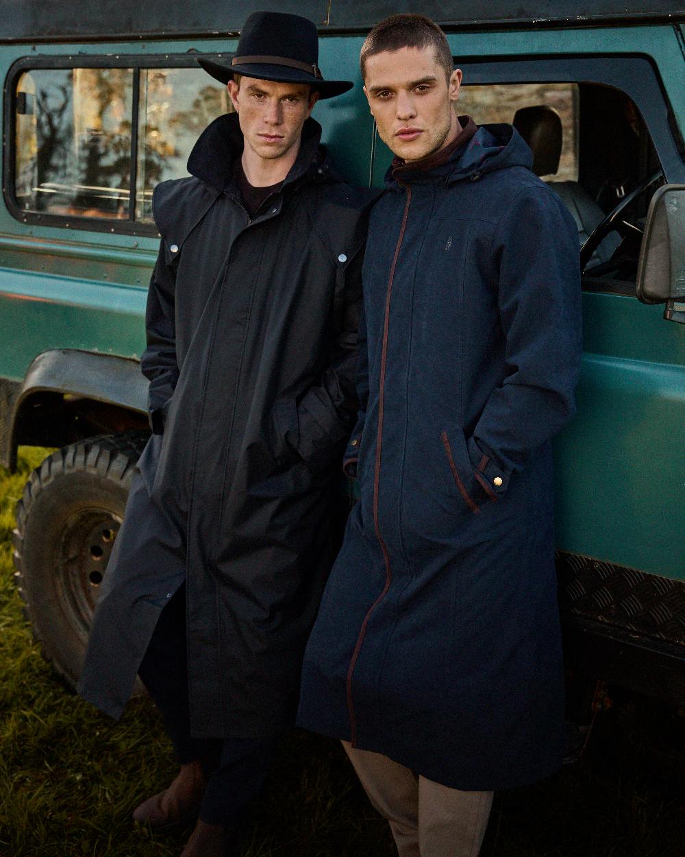 JACK MURPHY LAMBOURNE ウォータープルーフフロックコート Jack Murphy Lambourne Waterproof Coat - Olive