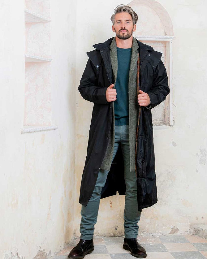 JACK MURPHY LAMBOURNE ウォータープルーフフロックコート Lambourne Waterproof Coat - Olive: Style Meets Durability