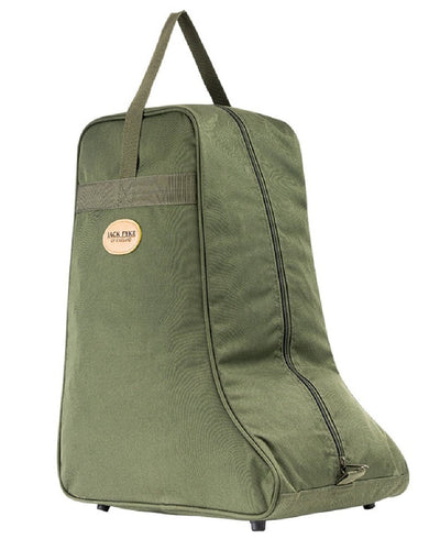 Green coloured Jack Pyke Boot Bag on white background #colour_green