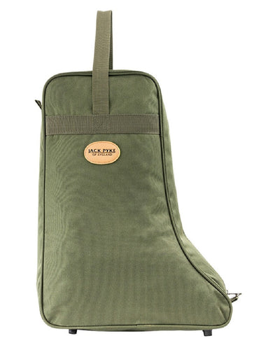 Green coloured Jack Pyke Boot Bag on white background #colour_green