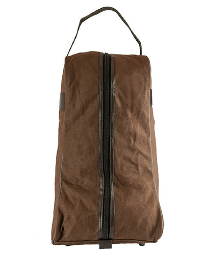 Brown coloured Jack Pyke Canvas Boot Bag on white background #colour_brown