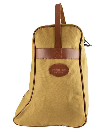 Fawn coloured Jack Pyke Canvas Boot Bag on white background #colour_fawn