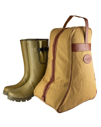 Fawn coloured Jack Pyke Canvas Boot Bag on white background #colour_fawn