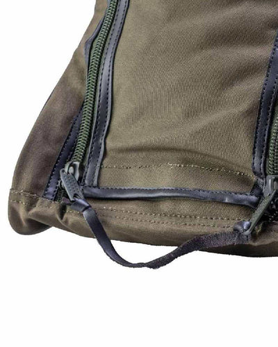 Green coloured Jack Pyke Canvas Walking Boot Bag on white background #colour_green