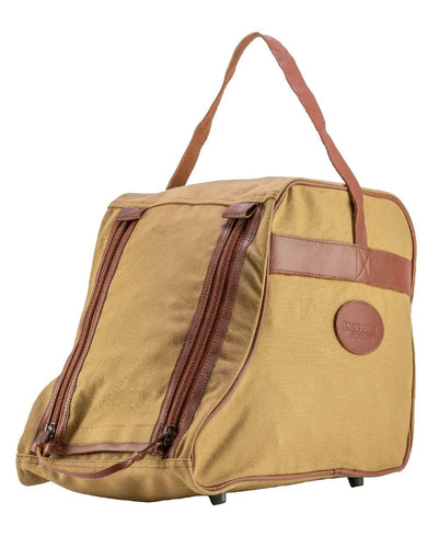 Fawn coloured Jack Pyke Canvas Walking Boot Bag on white background #colour_fawn