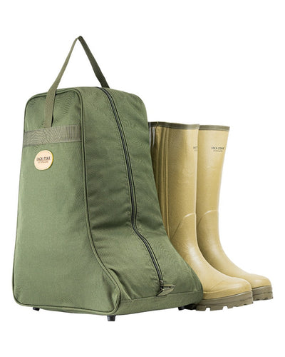 Green coloured Jack Pyke Boot Bag on white background #colour_green