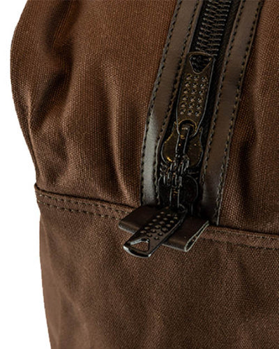 Brown coloured Jack Pyke Canvas Boot Bag on white background #colour_brown