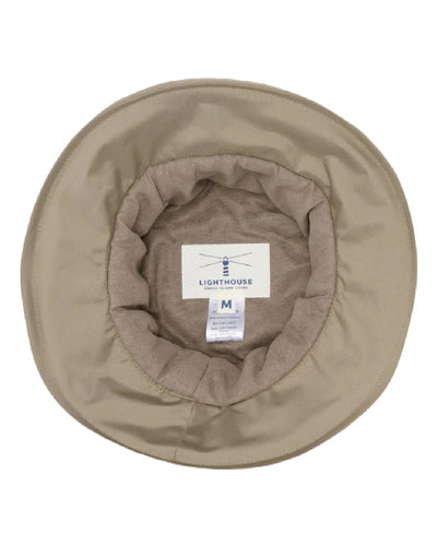 Fawn coloured Lighthouse Canterbury Waterproof Hat on white background #colour_fawn