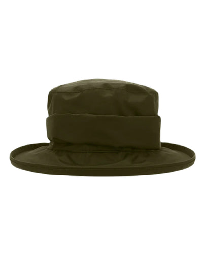 Fern coloured Lighthouse Canterbury Waterproof Hat on white background #colour_fern