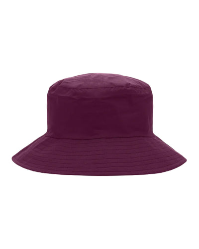 Plum coloured Lighthouse Storm Waterproof Hat on white background #colour_plum