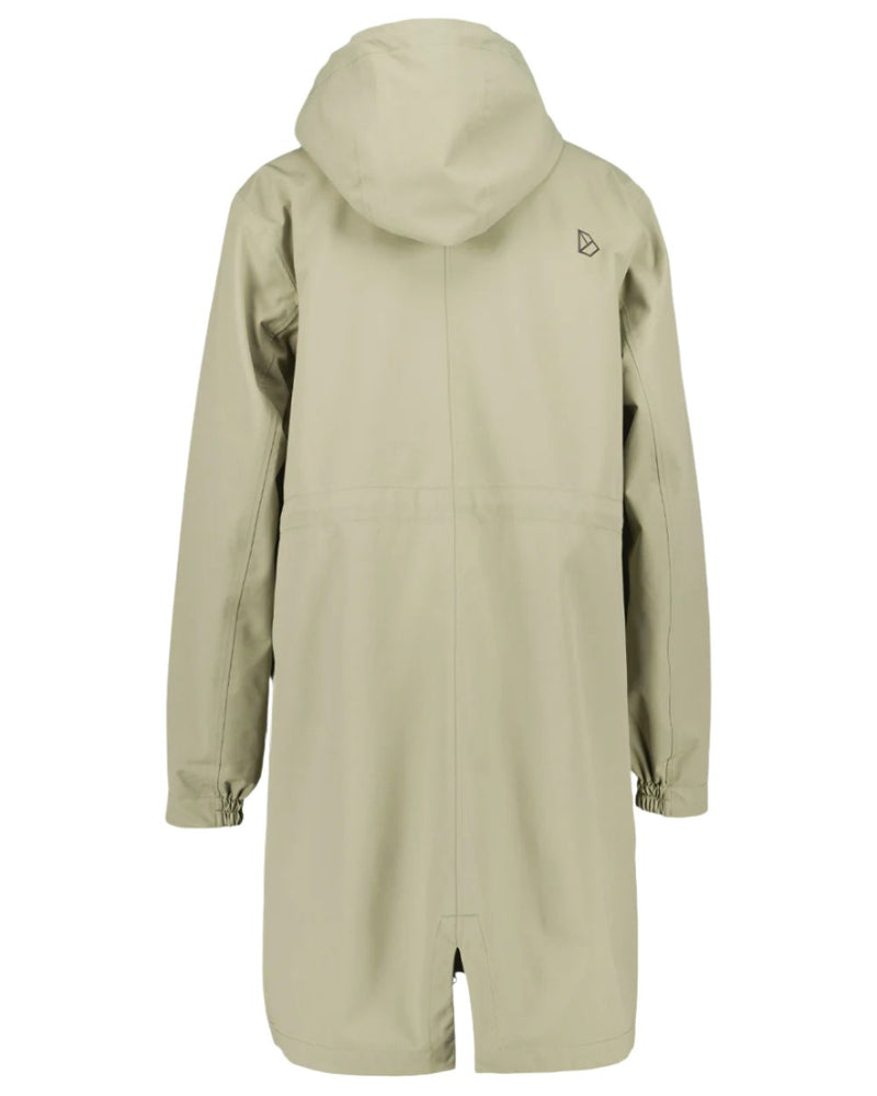 Mistel Green Coloured Didriksons Marta Womens Parka 3 On A White Background 