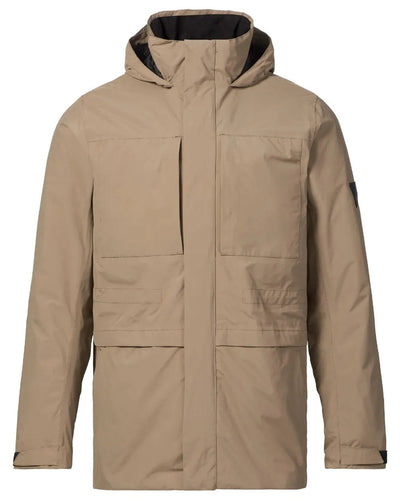 Crocodile coloured Musto Mens Marina Primaloft 3 in 1 Parka on white background #colour_crocodile