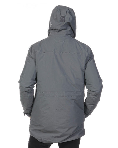 Turbulence coloured Musto Mens Marina Primaloft 3 in 1 Parka on white background #colour_turbulence