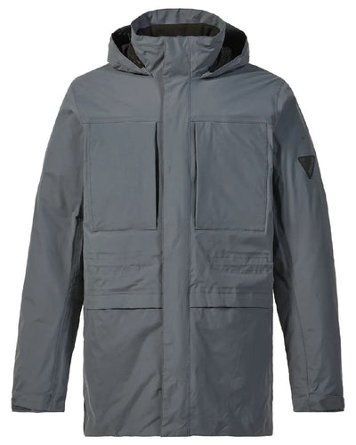 Turbulence coloured Musto Mens Marina Primaloft 3 in 1 Parka on white background #colour_turbulence