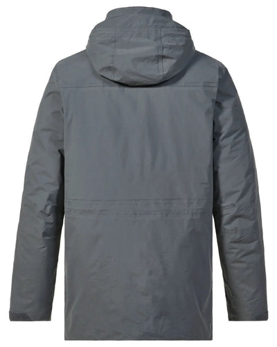 Turbulence coloured Musto Mens Marina Primaloft 3 in 1 Parka on white background #colour_turbulence