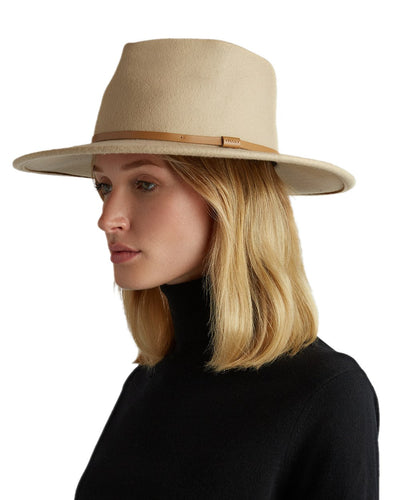 Bone Coloured Tilley New Jasper Hat on white background #colour_bone