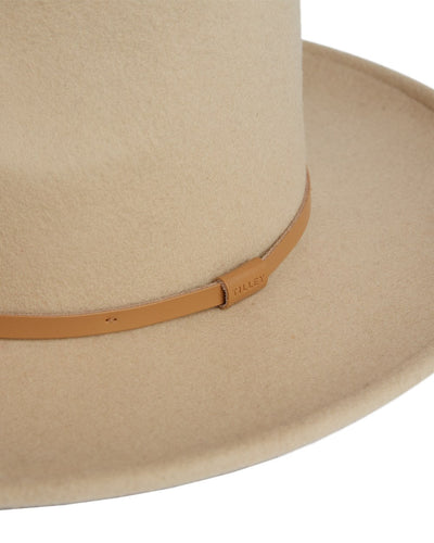 Bone Coloured Tilley New Jasper Hat on white background #colour_bone