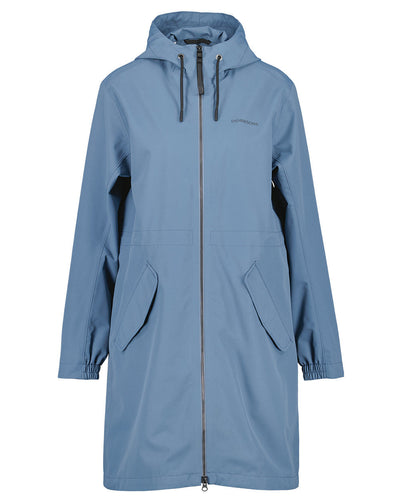 True Blue Coloured Didriksons Marta Womens Parka 3 On A White Background #colour_true-blue