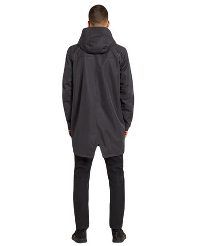 Black Coloured Didriksons Andreas Unisex Parka 2 On A White Background #colour_black