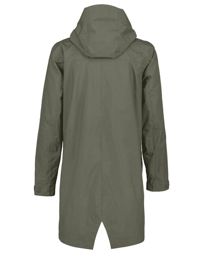 Deep Green Coloured Didriksons Andreas Unisex Parka 2 On A White Background #colour_deep-green