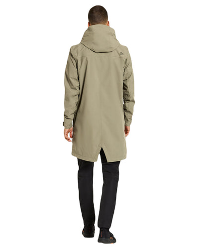 Mistel Green Coloured Didriksons Andreas Unisex Parka 2 On A White Background #colour_mistel-green