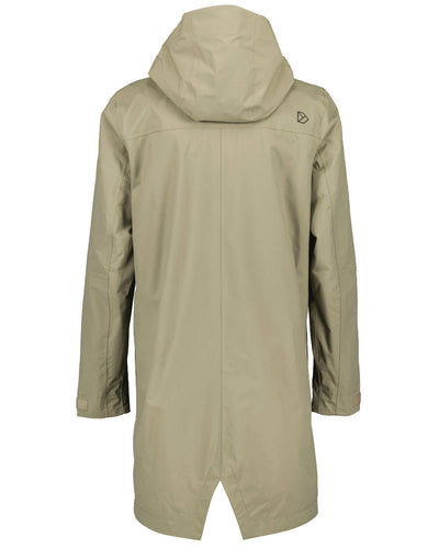 Mistel Green Coloured Didriksons Andreas Unisex Parka 2 On A White Background #colour_mistel-green