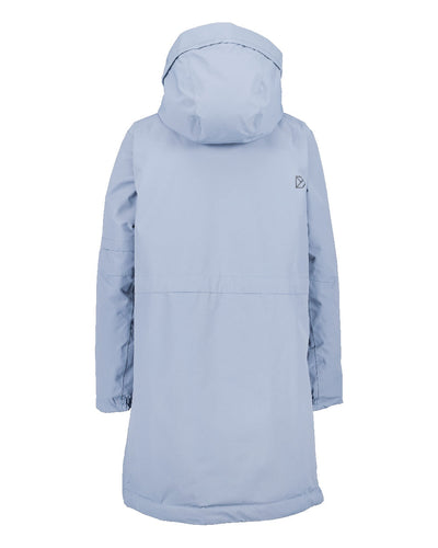 Glacial Blue Coloured Didriksons Ella Womens Parka 2 On A White Background #colour_glacial-blue