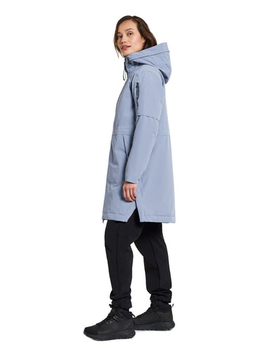 Glacial Blue Coloured Didriksons Ella Womens Parka 2 On A White Background #colour_glacial-blue