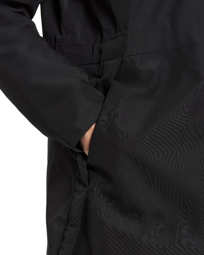  Black Coloured Didriksons Erika Ladies Padded Waterproof Parka 3 On A White Background #colour_black