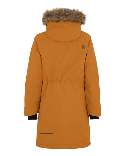 Didriksons Erika Ladies Padded Waterproof Parka 3 in Cayenne #colour_cayenne