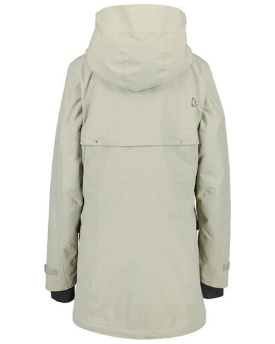 Wilted Leaf Coloured Didriksons Frida Womens Parka 7 On A White Background #colour_wilted-leaf