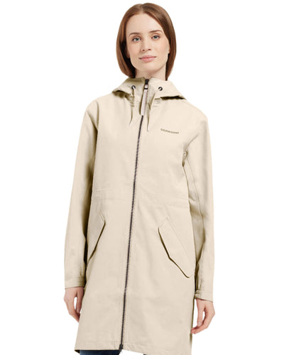 Clay Beige Coloured Didriksons Marta Womens Parka 3 On A White Background #colour_clay-beige