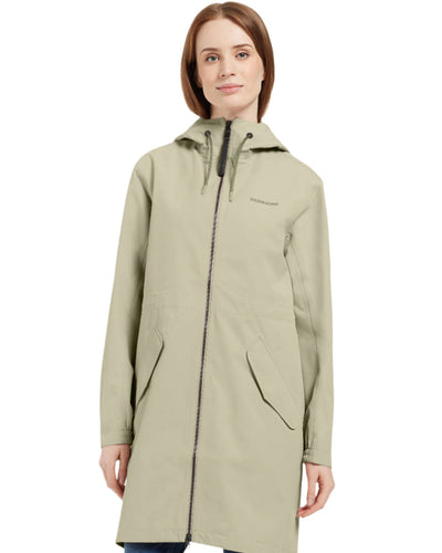 Mistel Green Coloured Didriksons Marta Womens Parka 3 On A White Background #colour_mistel-green