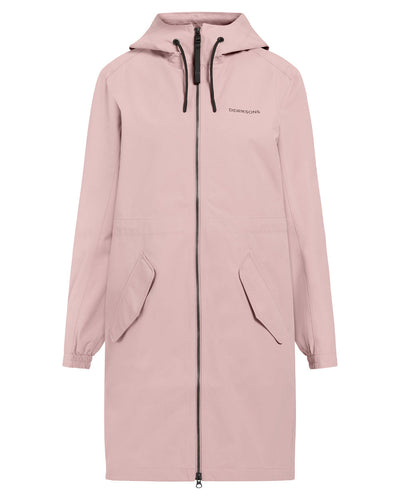 Oyster Lilac Coloured Didriksons Marta Womens Parka 3 On A White Background #colour_oyster-lilac