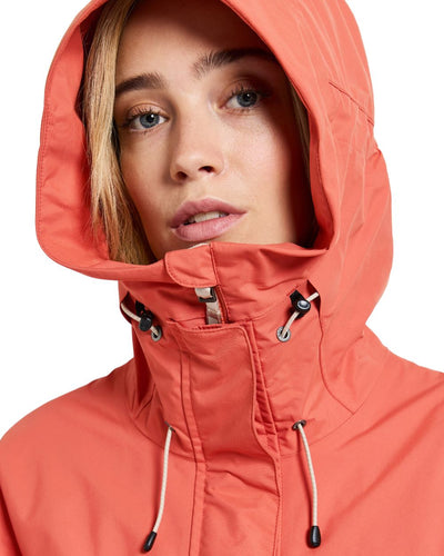 Brique Red Coloured Didriksons Thelma Womens Parka 10 On A White Background #colour_brique-red