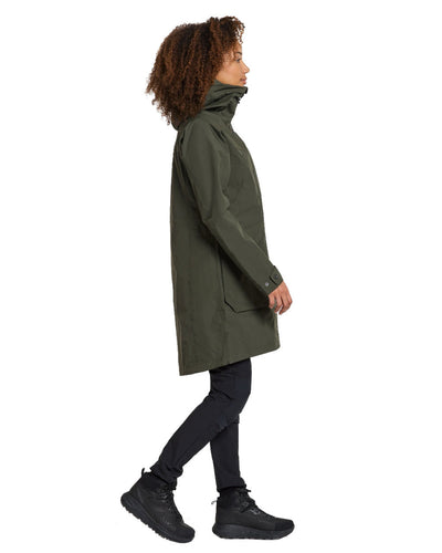 Deep Green Coloured Didriksons Thelma Womens Parka 10 On A White Background #colour_deep-green