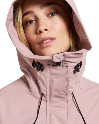 Oyster Lilac Coloured Didriksons Thelma Womens Parka 10 On A White Background #colour_oyster-lilac