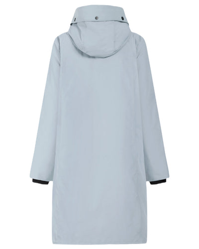 Factory Blue Coloured Didriksons Womens Elissa Parka On A White Background #colour_factory-blue