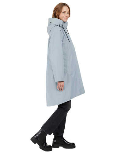 Factory Blue Coloured Didriksons Womens Elissa Parka On A White Background #colour_factory-blue