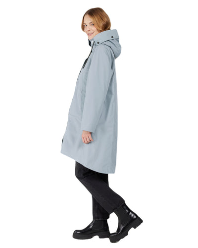 Factory Blue Coloured Didriksons Womens Elissa Parka On A White Background #colour_factory-blue