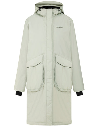 Wilted Leaf Coloured Didriksons Womens Fara Parka On A White Background #colour_wilted-leaf