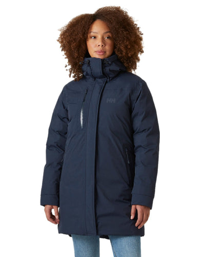 Navy Coloured Helly Hansen Womens Adore Helly Tech Parka on White Background
#colour_navy
