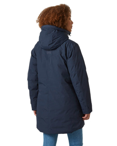 Navy Coloured Helly Hansen Womens Adore Helly Tech Parka on White Background
#colour_navy