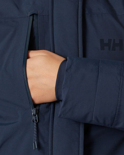 Navy Coloured Helly Hansen Womens Adore Helly Tech Parka on White Background
#colour_navy