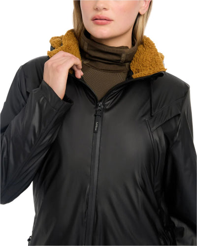 Black Coloured LeMieux Elements Coat On A White Background #colour_black