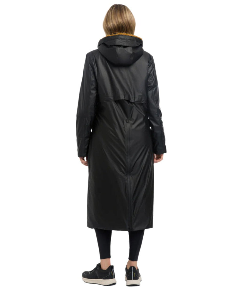 Black Coloured LeMieux Elements Coat On A White Background 