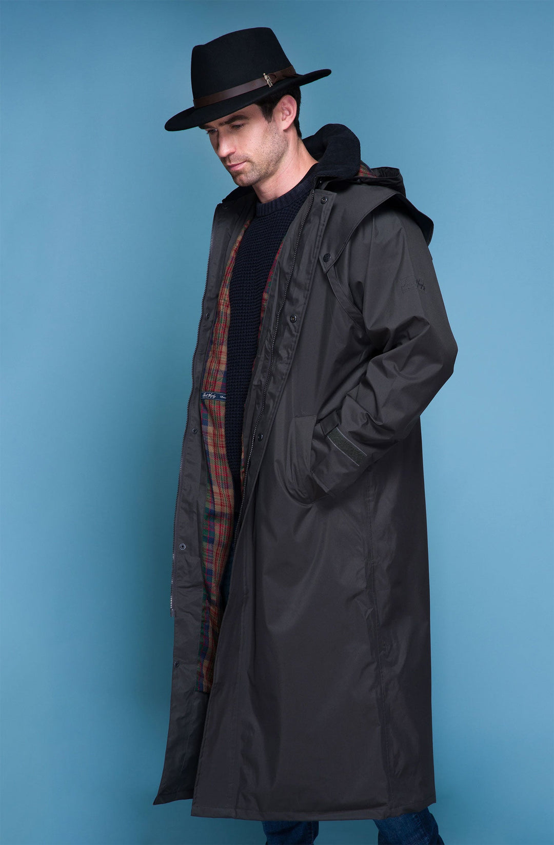 Jack Murphy Lambourne Men s Waterproof Long Coat for Men