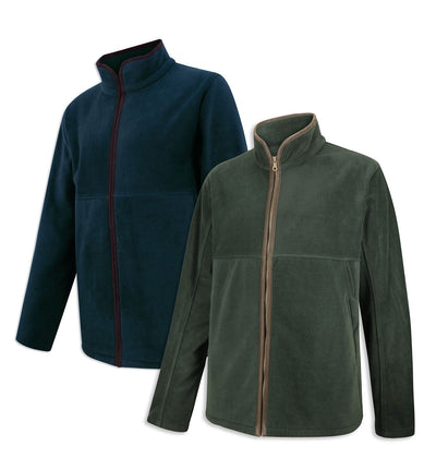 Hoggs of Fife Stenton Technical Fleece Jacket | Navy, Pine