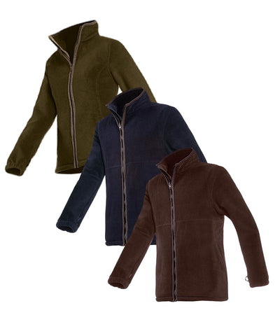Baleno Henry Fleece Jacket in Olive, Navy Blue and Chocolate 