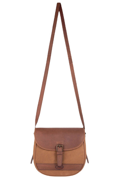 Dubarry Clara Leather Saddle Bag in Brown